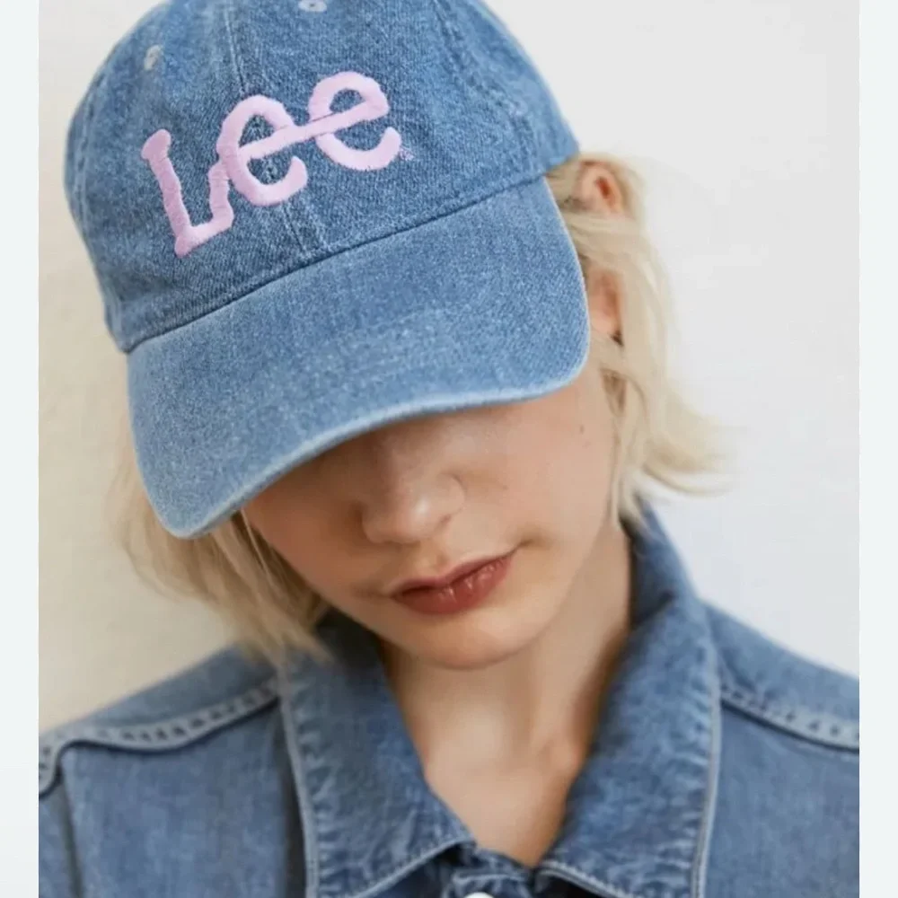 Lee Denim Blue Cap baseball cap, woven, denim one side